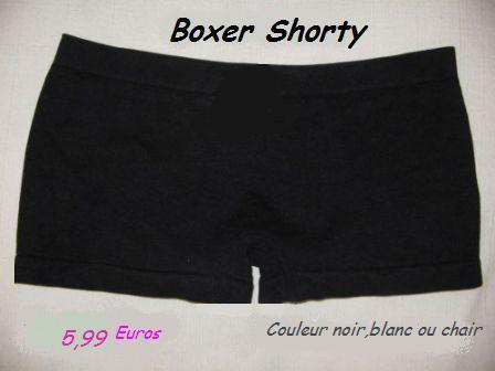 Boxer shorty de danse